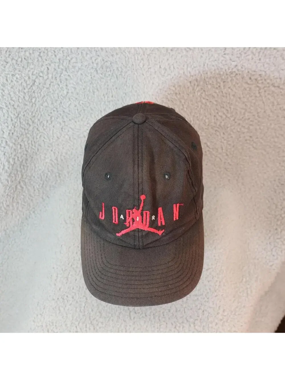 Nike Jumpman Air Jordan Hat Youth OS Snapback Black Vtg 90s